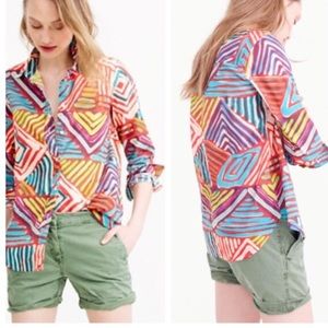 J.Crew Geo Brush Boy Shirt